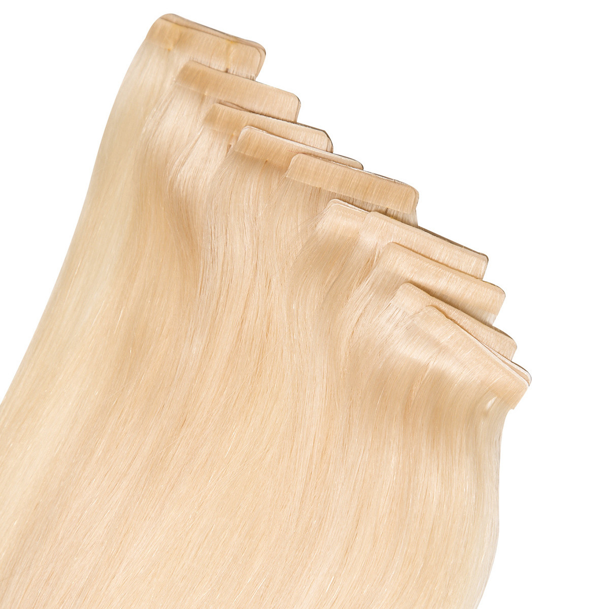 Extensii Invisible Tape-On Par Rusesc Blond Ice