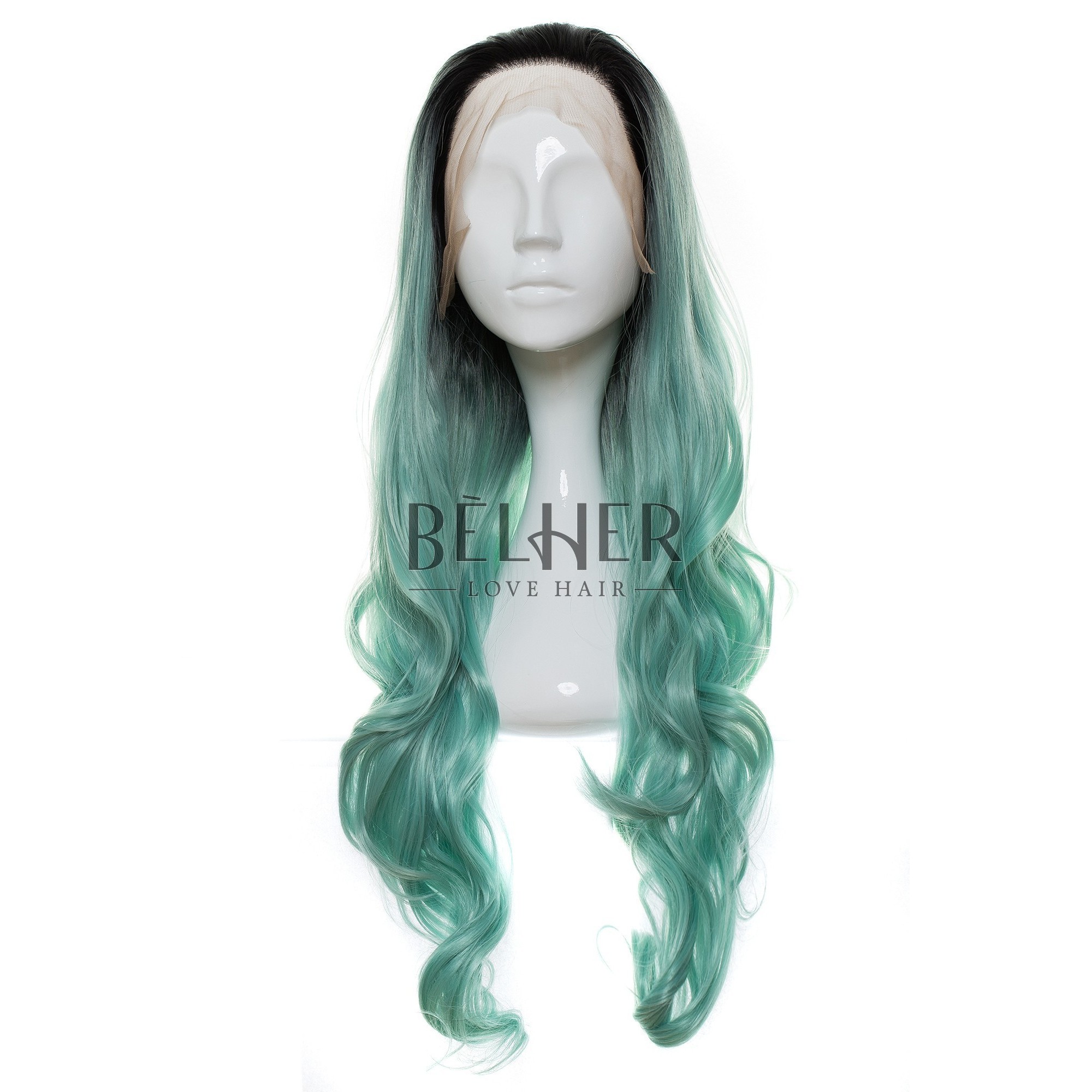 Peruca Valeria Ombre Teal