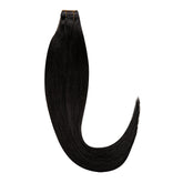 Extensii Invisible Tape-On Par Rusesc Negru Intens