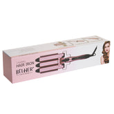 Ondulator Triplu Valuri 25MM LCD GOLD