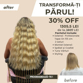 Pachet Tape-On VIP 55 cm 2 seturi + Servicii