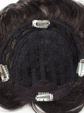 Saten Inchis Peruca Partiala Clip-On