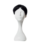 Negru Intens Peruca Partiala Clip-On