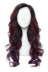 Peruca Vicky Ombre Multicolor Burgundy