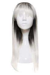 Peruca Florance Ombre Negru Alb