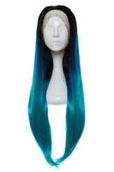 Peruca Otilia Ombre Blue Teal
