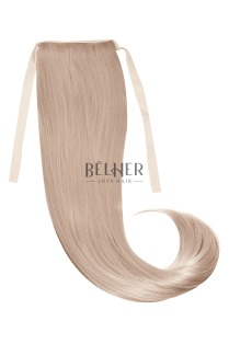 Straight Platinum Blonde Hair Tail