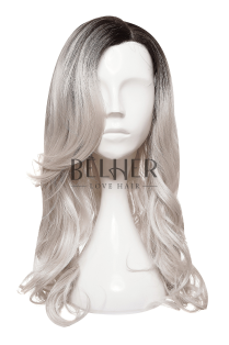 Sara Platinum Blonde Ombre Wig