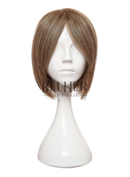 Discover the JOYCE Wig in Natural Light Brown with Highlights
