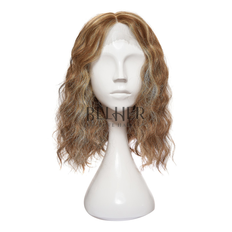 Aylin Natural Wig Light Brunette with Highlights