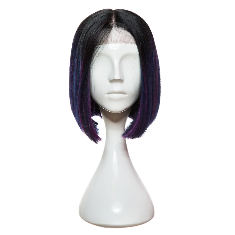 The Ashley Ombre Multicolor Indigo Wig