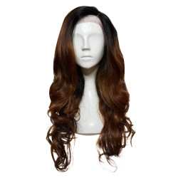 The VICKY Chocolate Ombre Wig