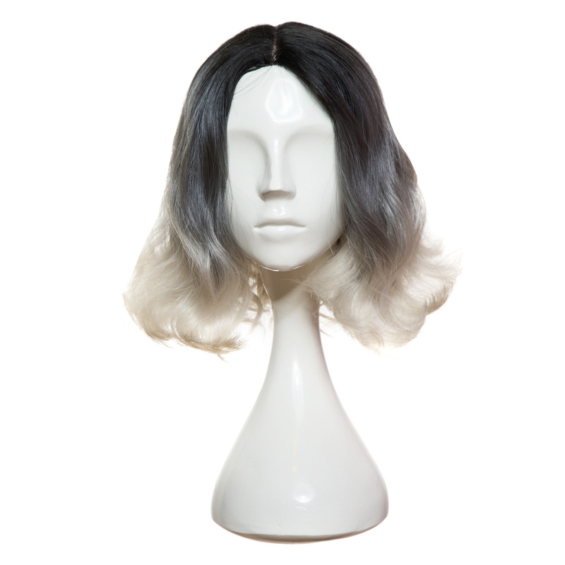 The HEIDI Black Gray Blue Ombre Wig