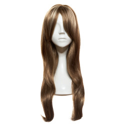 The Laura Brunette with Highlights Wig