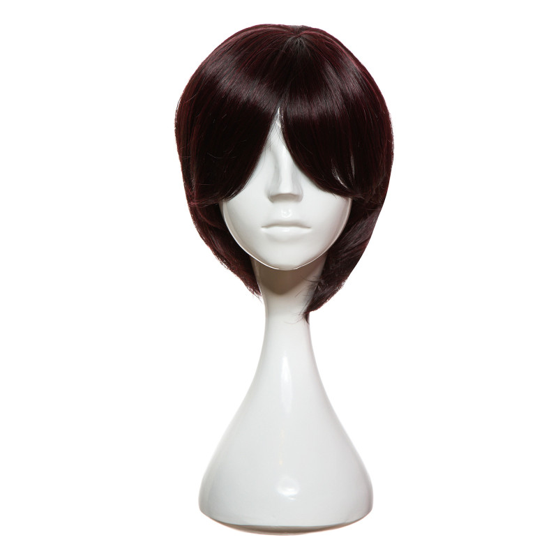 The Aida Dark Burgundy with Highlights Wig