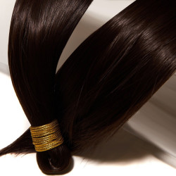 Jumbo Straight Ponytail Dark brunette