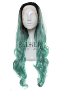 Peruca Valeria Ombre Teal