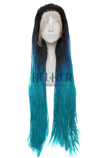 Peruca NYAH Ombre Blue-Teal