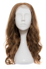 Peruca Naturala Blond Inchis Cenusiu