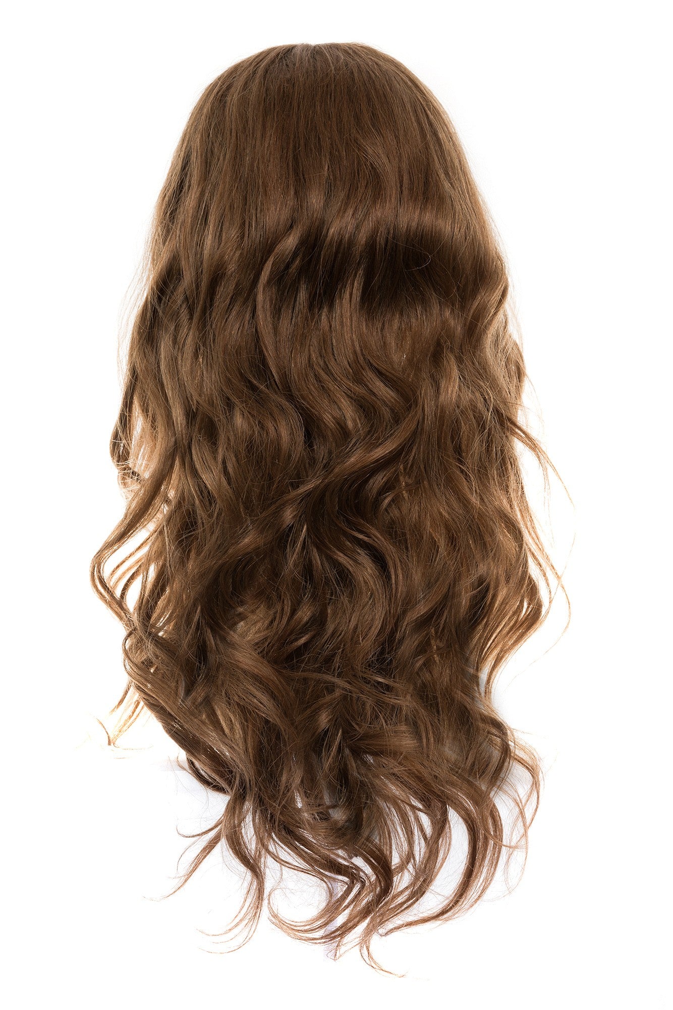 Peruca Naturala Blond Inchis Cenusiu