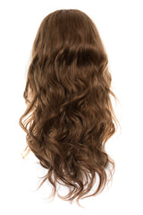 Peruca Naturala Blond Inchis Cenusiu