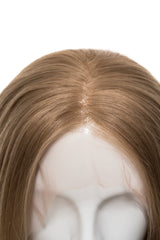 Peruca Naturala Anna Blond Inchis Cenusiu