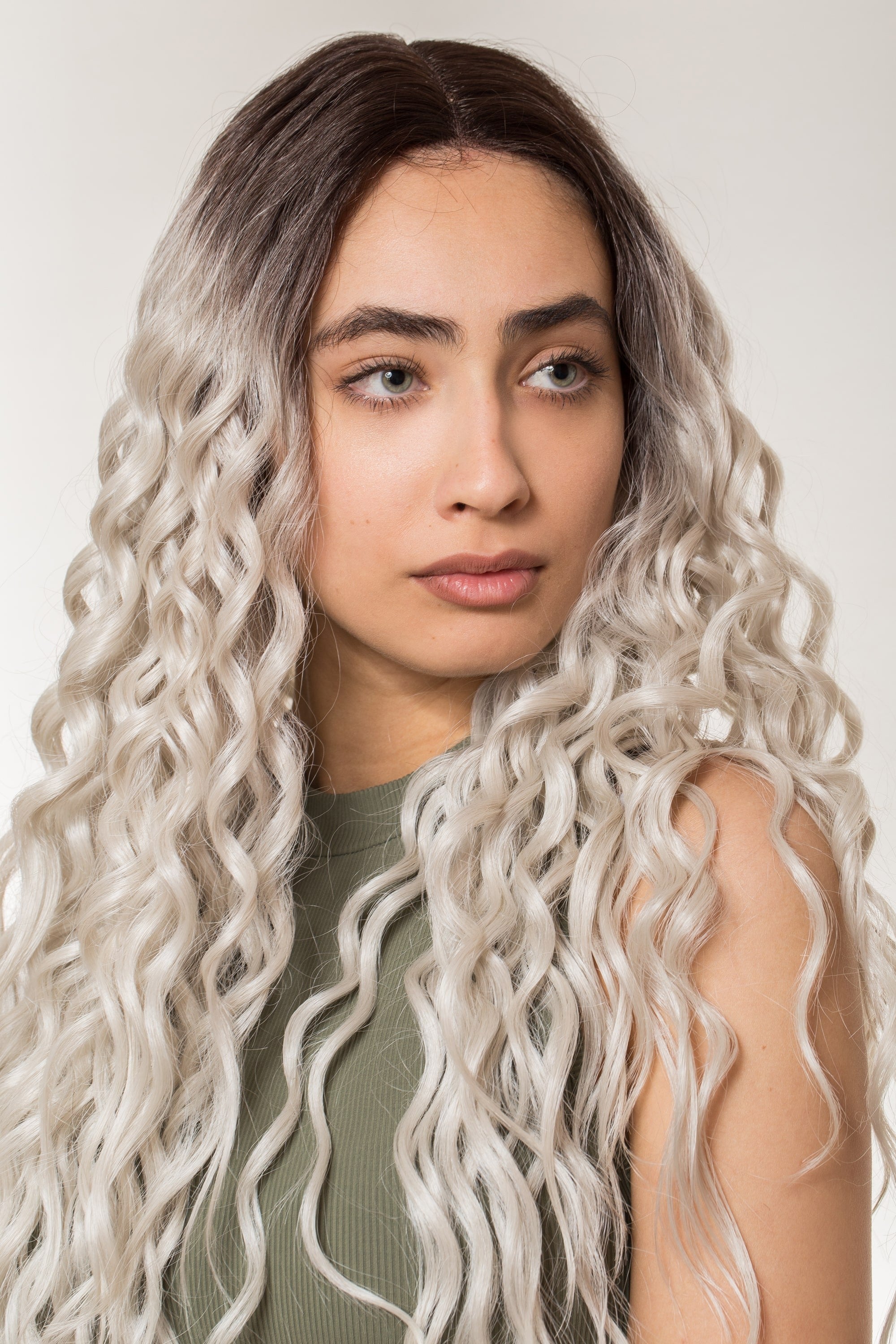 Peruca Amy Ombre Blond Platinat