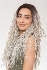 Peruca Amy Ombre Blond Platinat