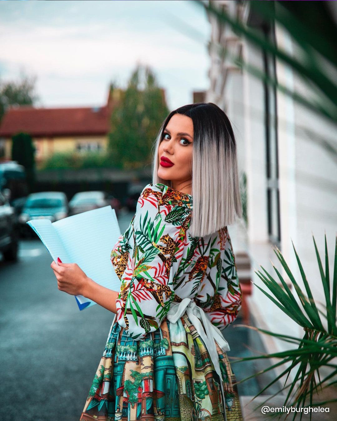 Peruca Brigitte Ombre Silver