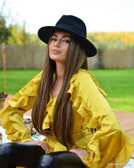 LORA Saten Deschis Cu Suvite