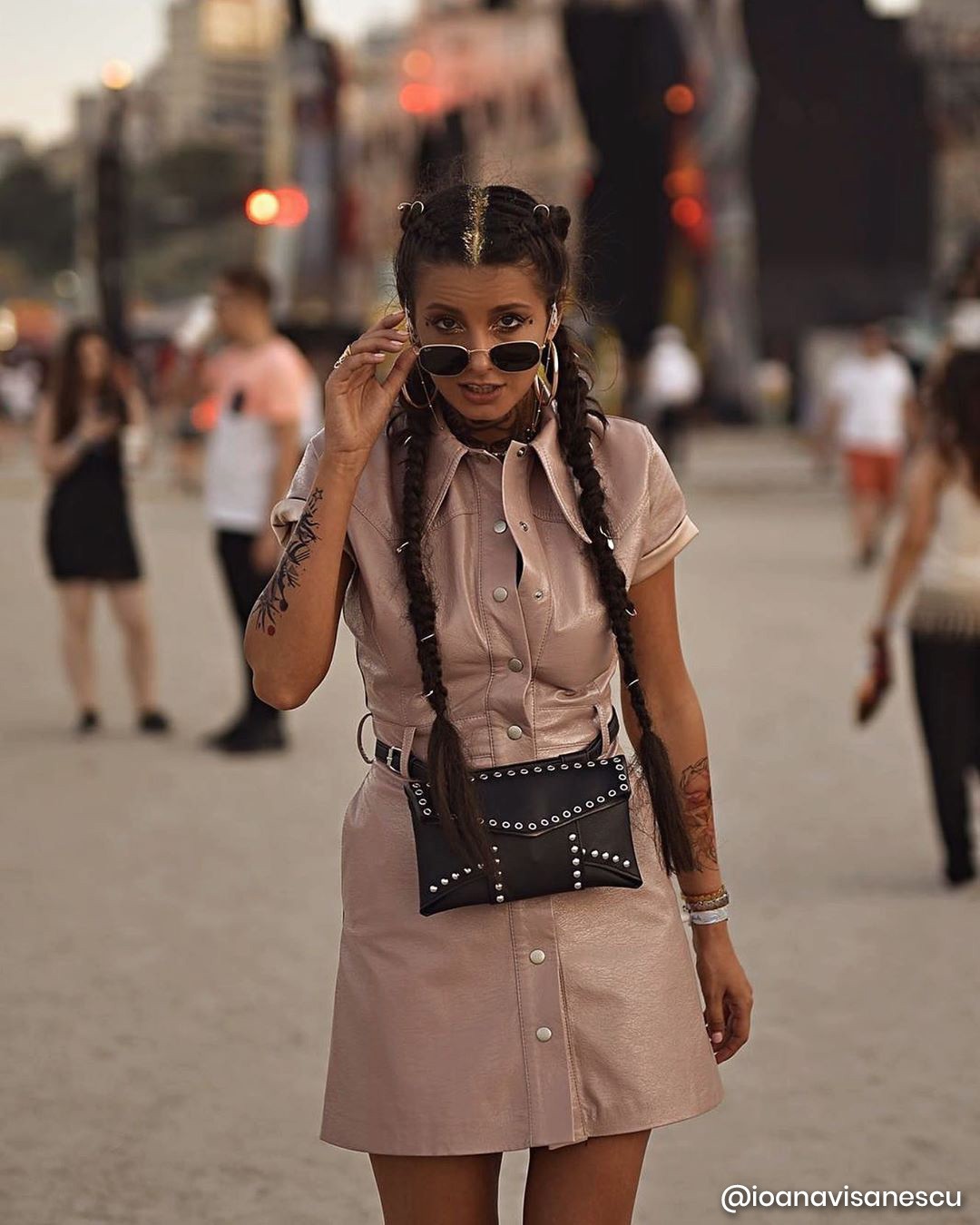 Par Jumbo Ombre Blond/Gri