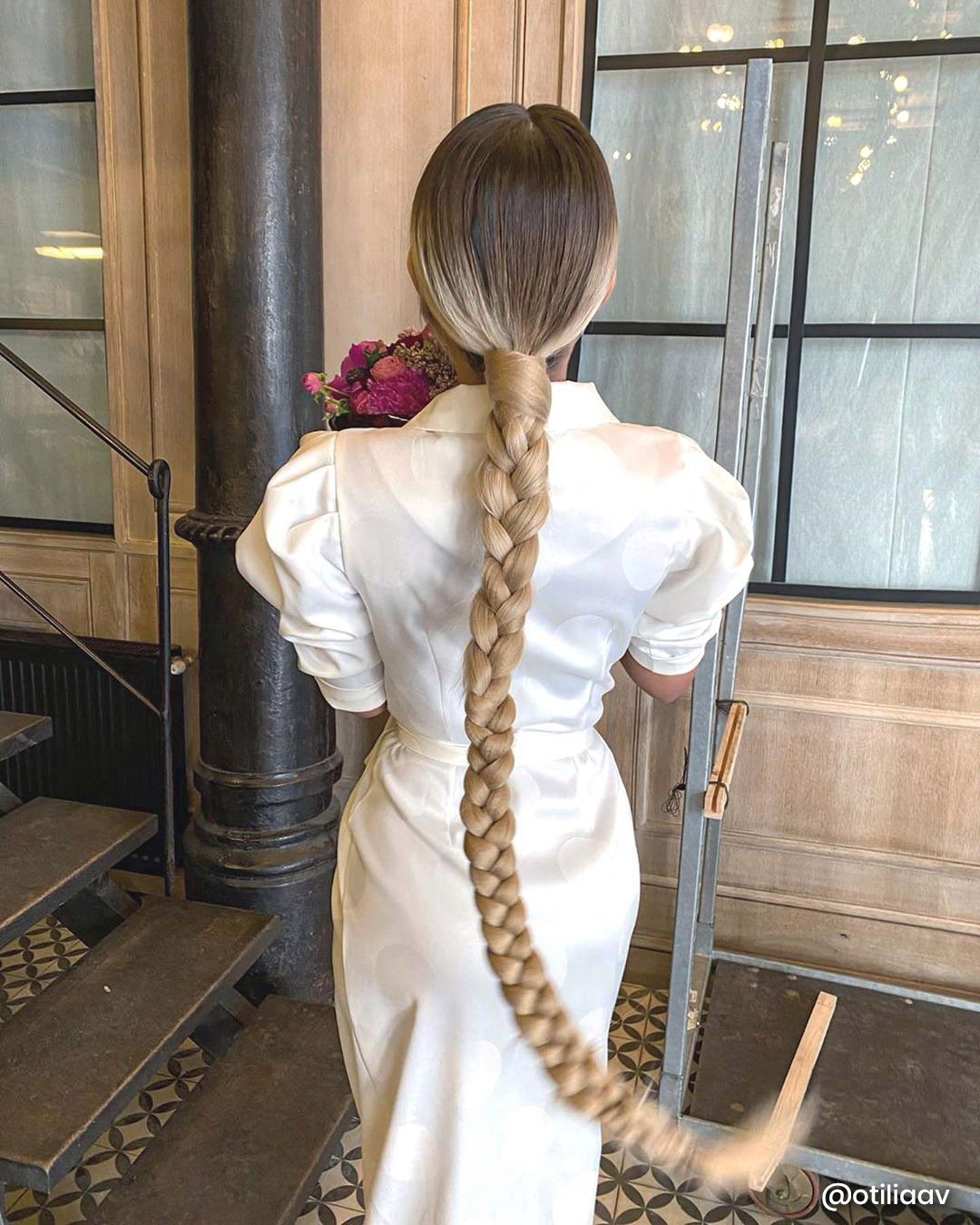 Par Jumbo Ombre Saten/Blond