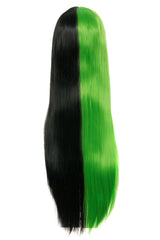 Peruca Maribella Verde/Negru