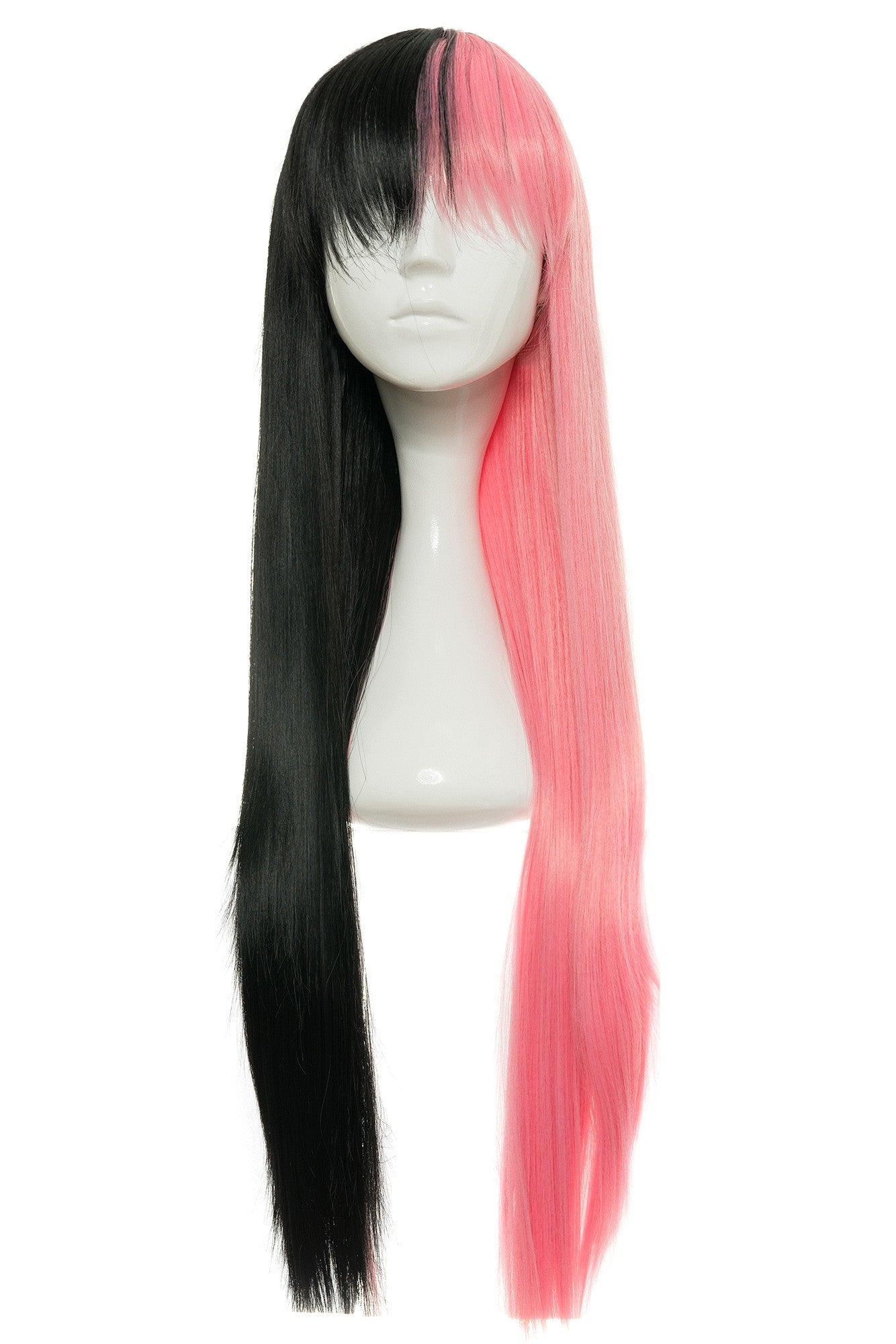 Peruca Maribella Roz/Negru