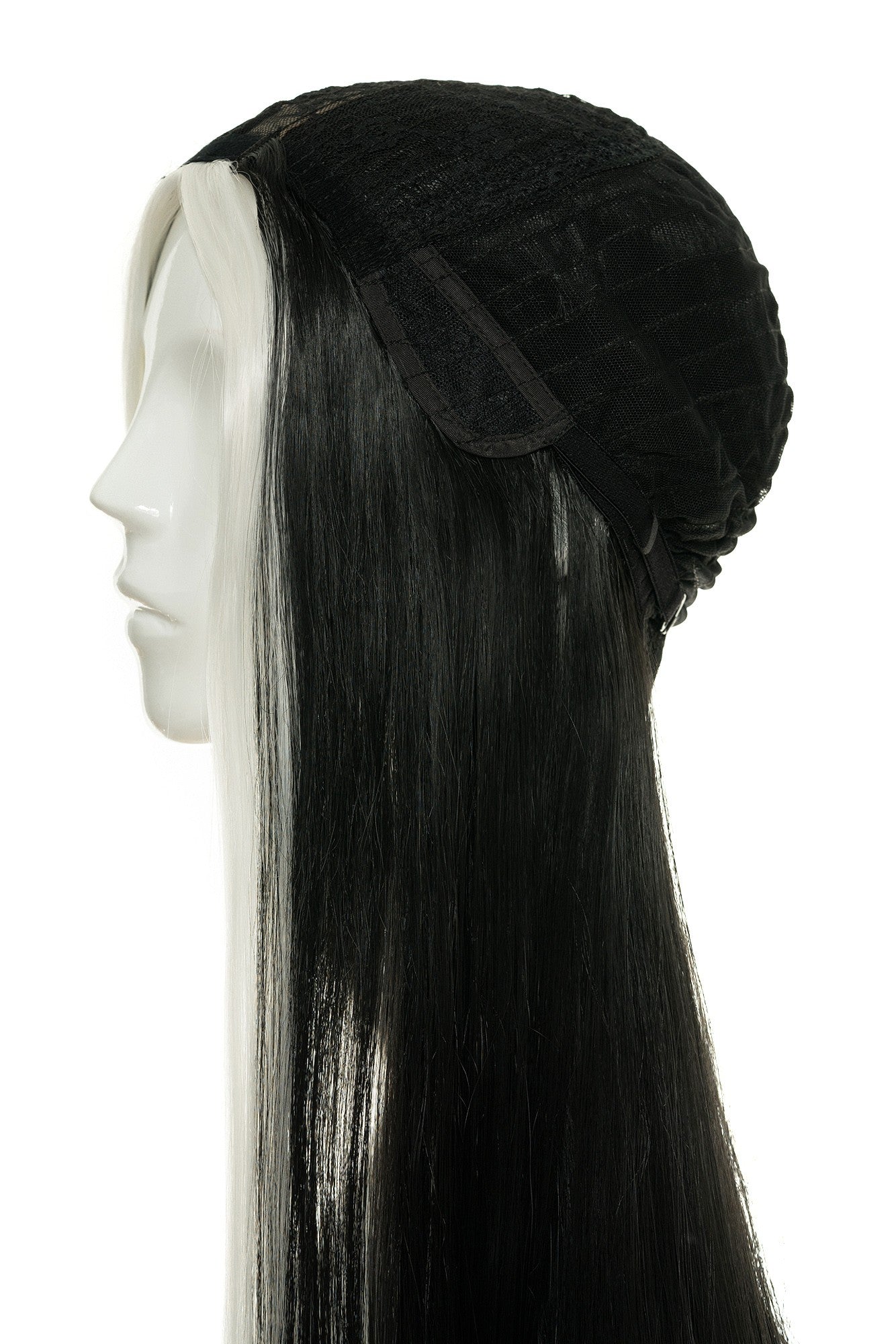 Peruca LORA Negru/Alb