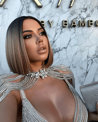 Peruca CELINE Ombre Saten Natural Blond Aramiu