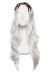 Peruca fibra sintetica NELY Ombre Platinum