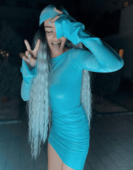 Peruca Bia Ombre Platinat