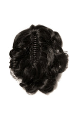 Coc Cleste Par Ondulat Saten Inchis