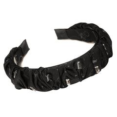 Coronita Aplicatii Cristale Negru