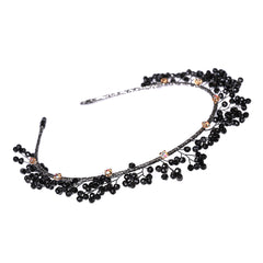 Coronita Ocazie Margelute Si Cristale Negru