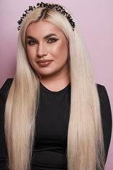 Coronita Ocazie Margelute Si Cristale Negru