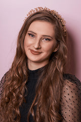 Coronita Ocazie Margelute Si Cristale Auriu