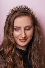 Coronita Ocazie Margelute Si Cristale Alb