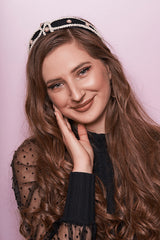 Coronita Aplicatii Perle Crem