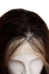 Peruca Naturala ANEMONA Ombre Ciocolatiu