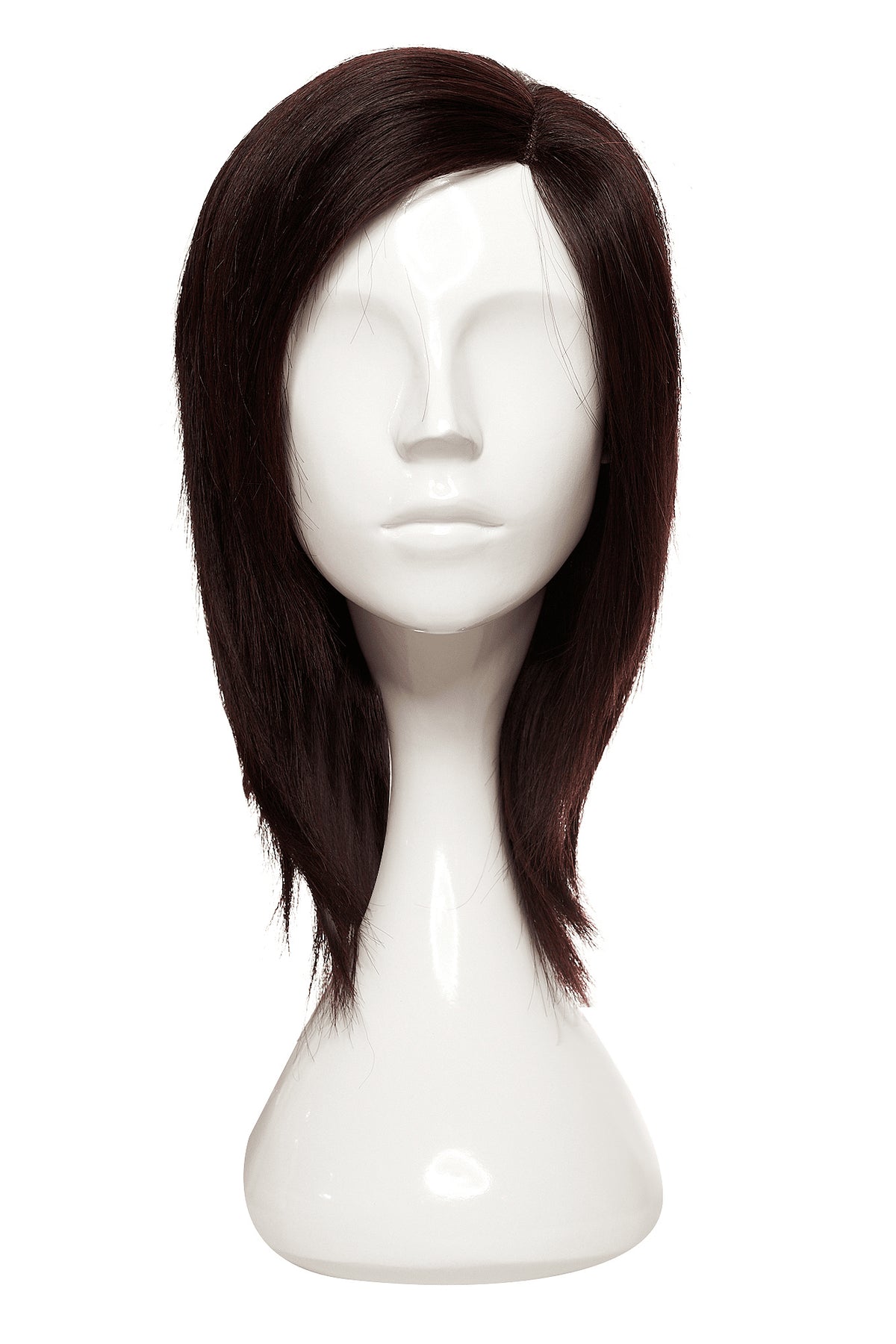 Peruca Naturala ANIA Saten Roscat Inchis