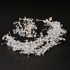 Coronita Bijuterie Par Cristale Si Margele