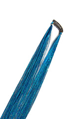 Fire Stralucitoare Pentru Par Clip-on Albastru