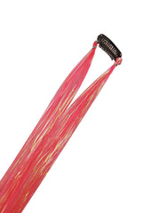 Fire Stralucitoare Pentru Par Clip-On Roz Pal